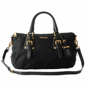 PRADA プラダ バッグ コピー JACQUARD NAPPA ハンドバッグ BN2002UWC002 ストラップ付き ロゴデザイン